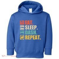 Retro Eat Sleep Dash Repeat Video Game Gift Toddler Hoodie thumb 0