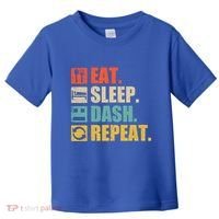 Retro Eat Sleep Dash Repeat Video Game Gift Toddler T-Shirt thumb 0