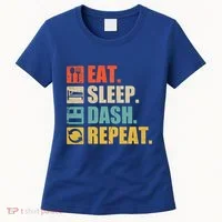 Retro Eat Sleep Dash Repeat Video Game Gift Women's T-Shirt thumb 0