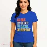 Retro Eat Sleep Dash Repeat Video Game Gift Women's T-Shirt thumb 4