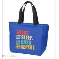 Retro Eat Sleep Dash Repeat Video Game Gift Tote Bag thumb 3