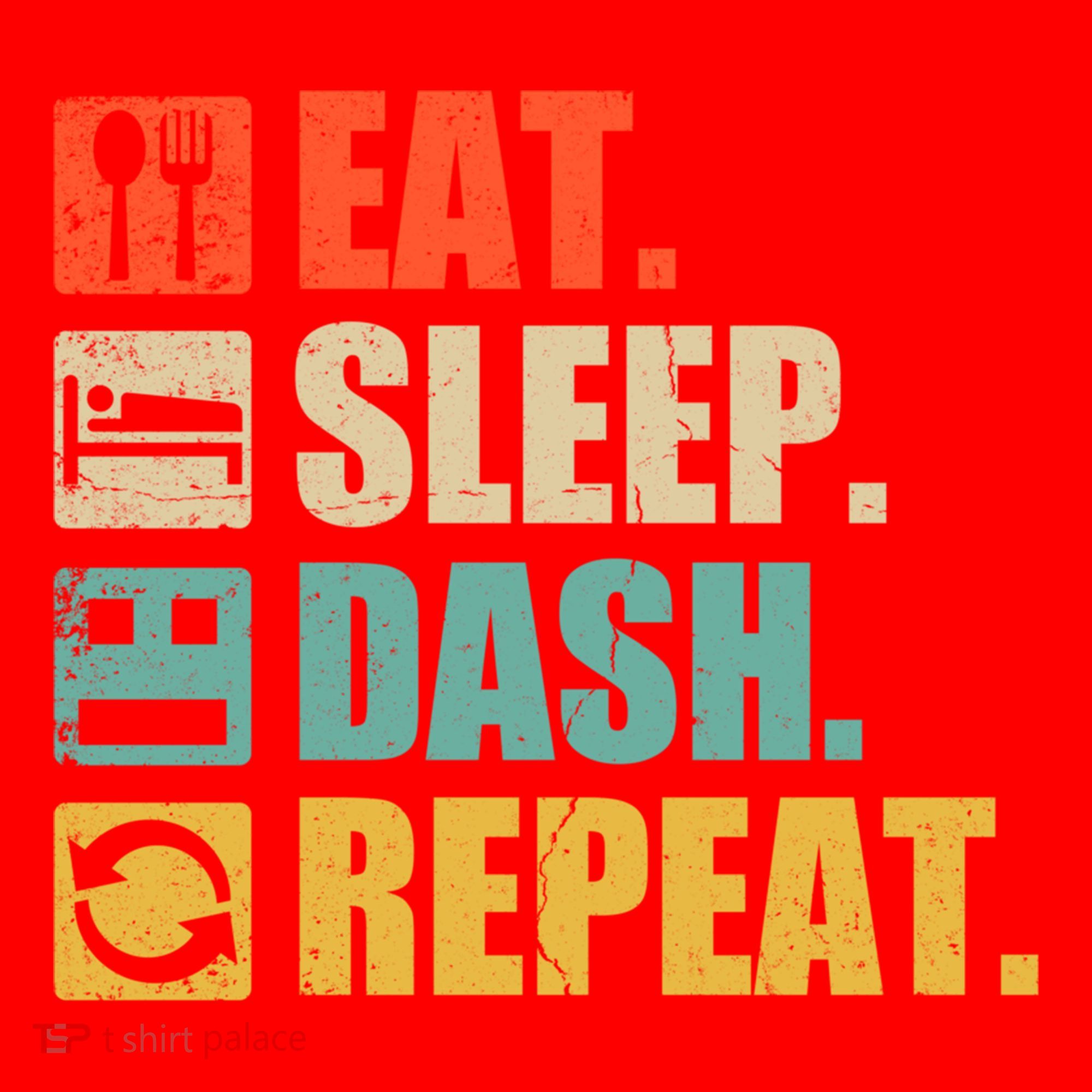 Retro Eat Sleep Dash Repeat Video Game Gift Santa Hat