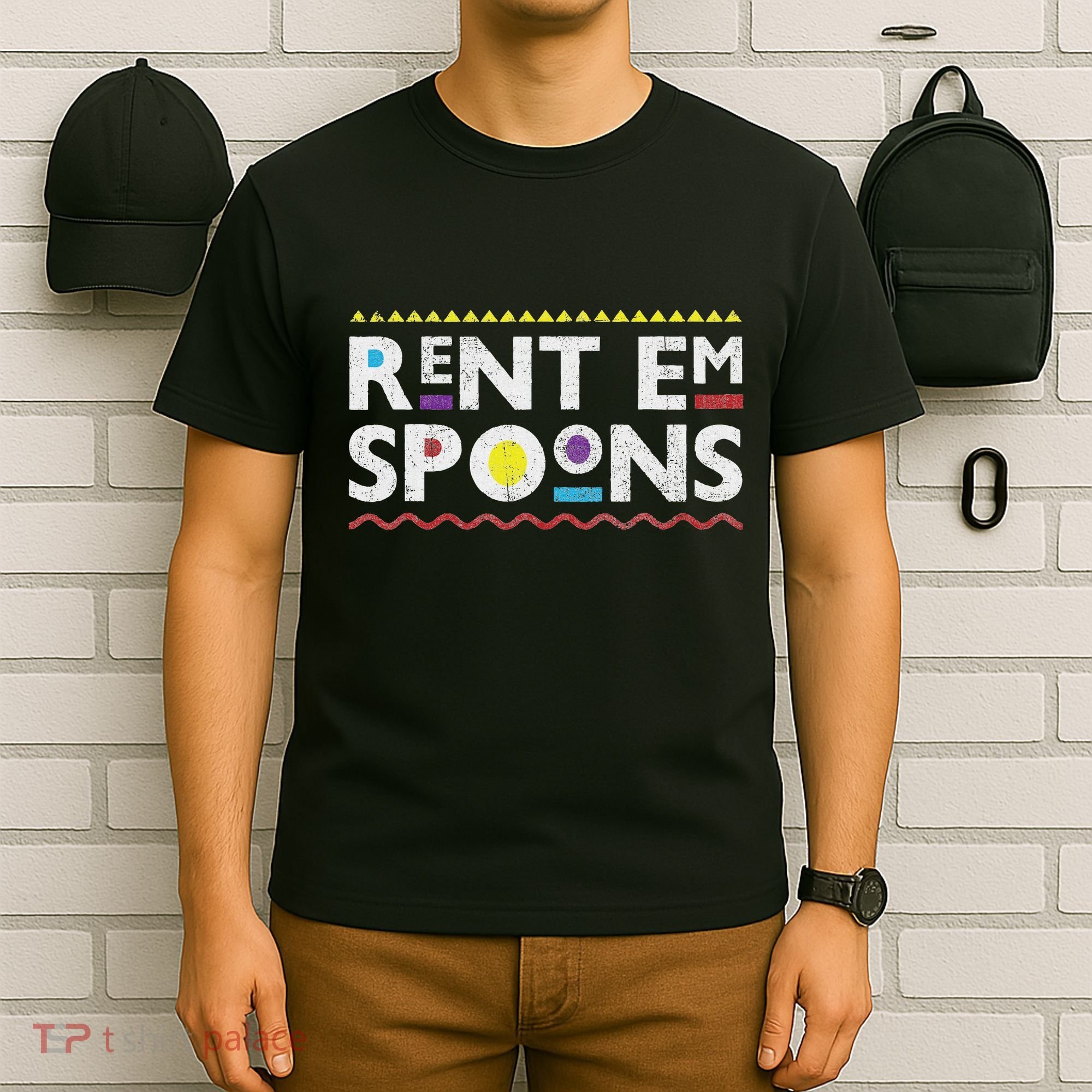 Rent Em Spoons 90S Style African T-Shirt