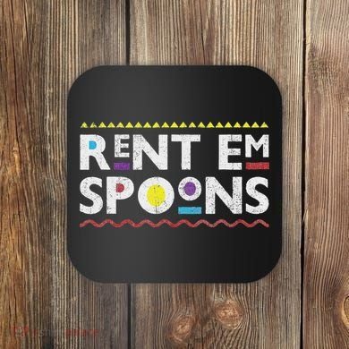 Rent Em Spoons 90S Style African Coaster