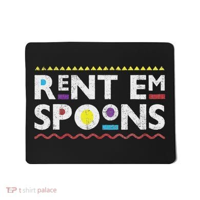 Rent Em Spoons 90S Style African Mousepad