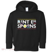Rent Em Spoons 90S Style African Toddler Hoodie thumb 0