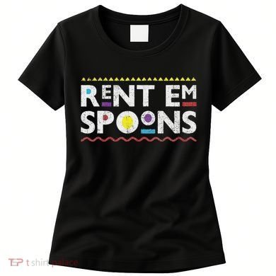 Rent Em Spoons 90S Style African Women's T-Shirt