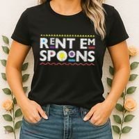Rent Em Spoons 90S Style African Women's T-Shirt thumb 2