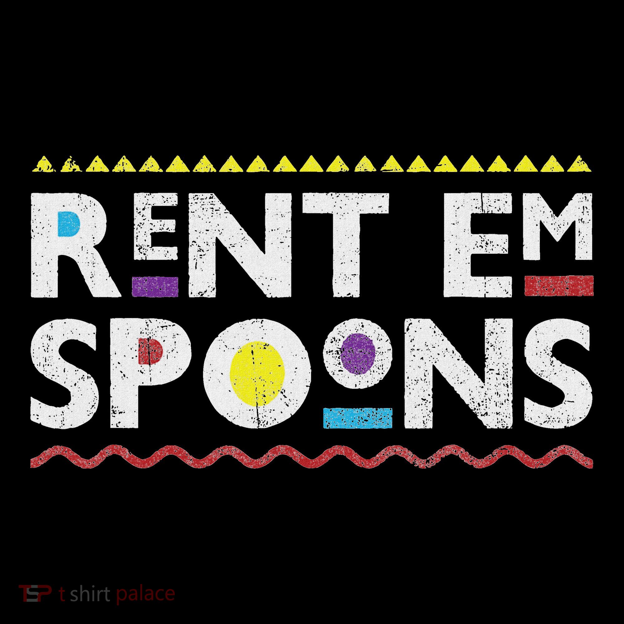 Rent Em Spoons 90S Style African Women's T-Shirt