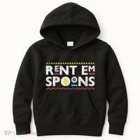 Rent Em Spoons 90S Style African Kids Hoodie thumb 0