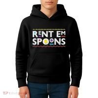 Rent Em Spoons 90S Style African Kids Hoodie thumb 4