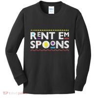 Rent Em Spoons 90S Style African Kids Long Sleeve Shirt thumb 0