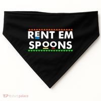 Rent Em Spoons USA-Made Doggie Bandana thumb 0
