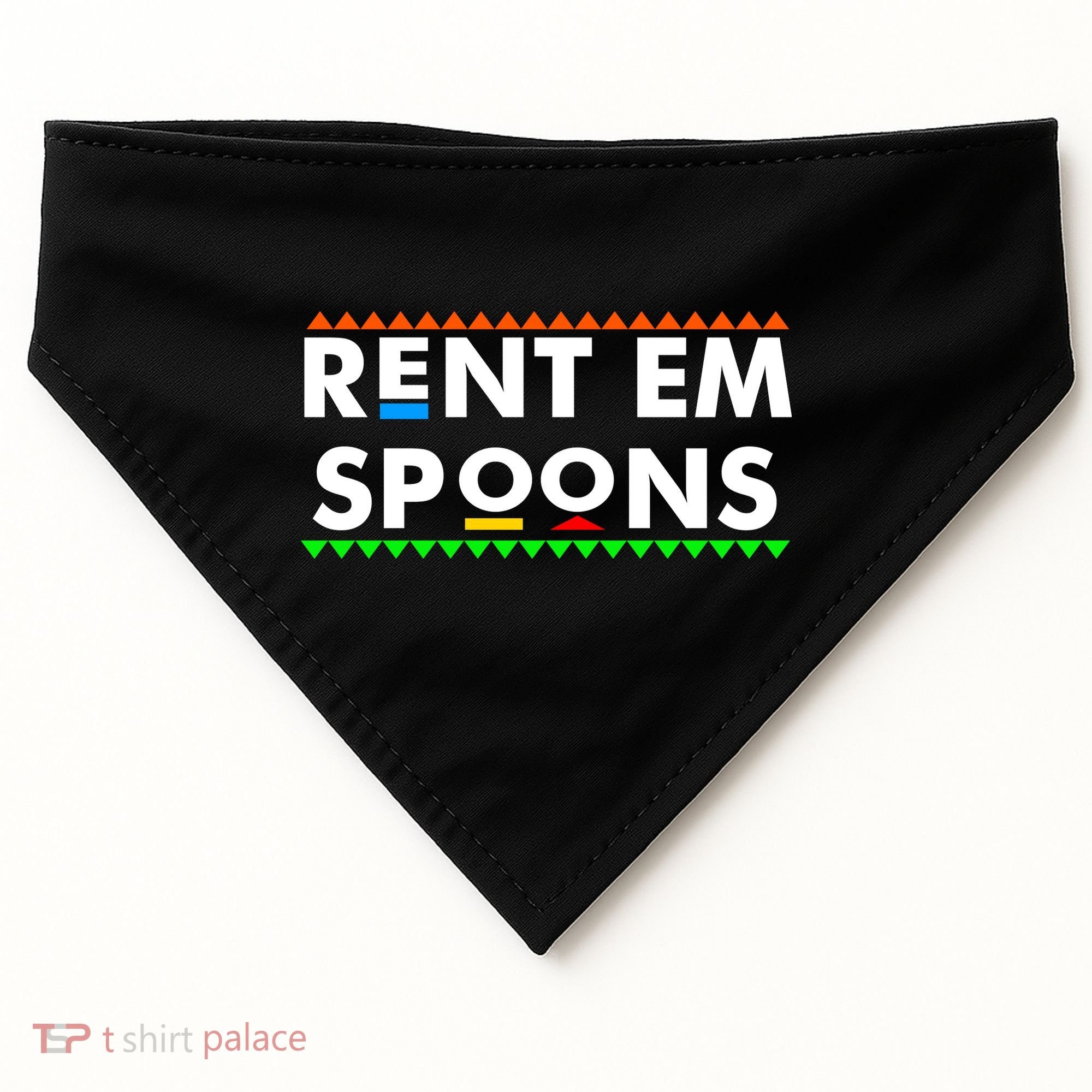 Rent Em Spoons USA-Made Doggie Bandana