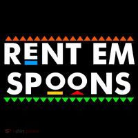 Rent Em Spoons USA-Made Doggie Bandana thumb 2