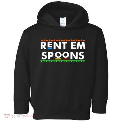 Rent Em Spoons Toddler Hoodie