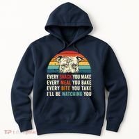 Retro Every Snack You Make Every Meal You Bake Pittie Dog Hoodie thumb 0