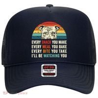 Retro Every Snack You Make Every Meal You Bake Pittie Dog Hat thumb 0