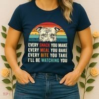 Retro Every Snack You Make Every Meal You Bake Pittie Dog Women's T-Shirt thumb 2