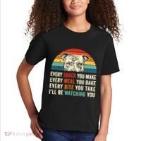 Retro Every Snack You Make Every Meal You Bake Pittie Dog Kids T-Shirt thumb 2