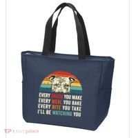 Retro Every Snack You Make Every Meal You Bake Pittie Dog Tote Bag thumb 3