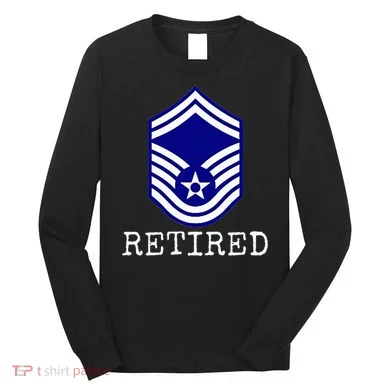 Retired E8 Senior Master Sergeant Long Sleeve Shirt