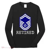 Retired E8 Senior Master Sergeant Long Sleeve Shirt thumb 0