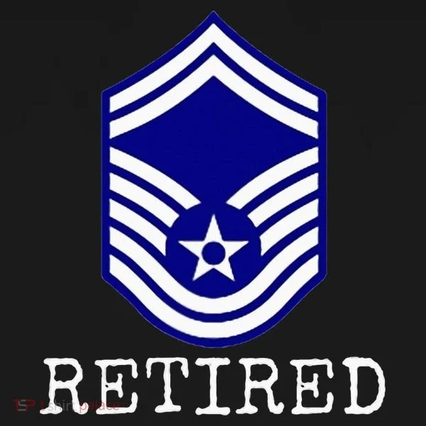 Retired E8 Senior Master Sergeant Button