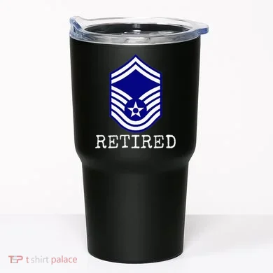 Retired E8 Senior Master Sergeant Tumbler