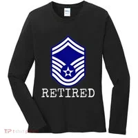 Retired E8 Senior Master Sergeant Women's Long Sleeve Shirt thumb 0
