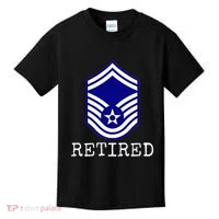 Retired E8 Senior Master Sergeant Kids T-Shirt thumb 0