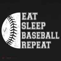 retro Eat Sleep Baseball Repeat Baseball Player Toddler Hoodie thumb 2