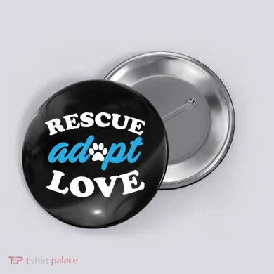 Rescue Adopt Love Button