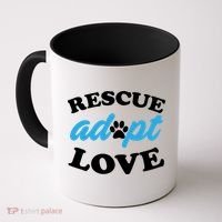 Rescue Adopt Love Coffee Mug thumb 0