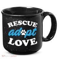 Rescue Adopt Love 15oz Campfire Ceramic Mug thumb 0