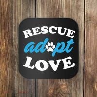 Rescue Adopt Love Coaster thumb 0