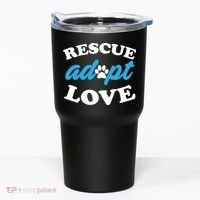 Rescue Adopt Love Tumbler thumb 0