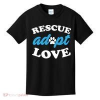 Rescue Adopt Love Kids T-Shirt thumb 0