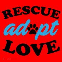 Rescue Adopt Love Santa Hat thumb 1