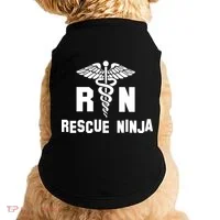 Rescue Ninja RN Nurse Doggie Tank thumb 0