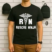 Rescue Ninja RN Nurse T-Shirt thumb 6