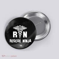 Rescue Ninja RN Nurse Button thumb 0