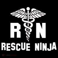 Rescue Ninja RN Nurse Button thumb 1
