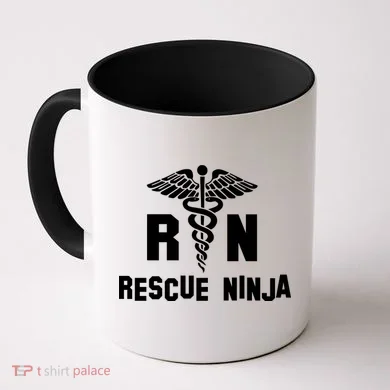 Rescue Ninja RN Nurse Coffee Mug