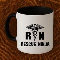 Rescue Ninja RN Nurse Coffee Mug thumb 2