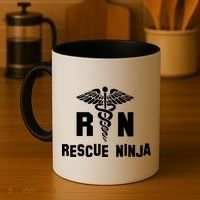 Rescue Ninja RN Nurse Coffee Mug thumb 4