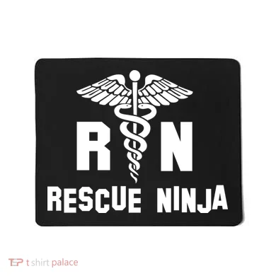 Rescue Ninja RN Nurse Mousepad