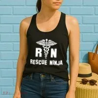 Rescue Ninja RN Nurse Women's Tank Top thumb 2