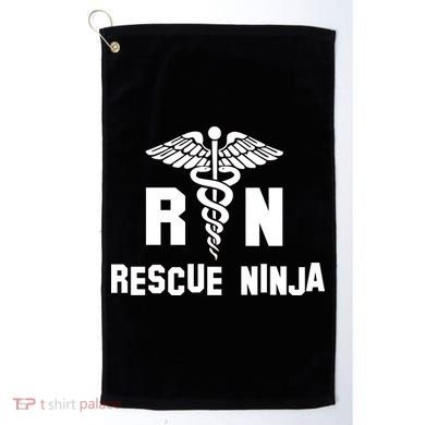 Rescue Ninja RN Nurse Golf Towel