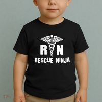 Rescue Ninja RN Nurse Toddler T-Shirt thumb 2